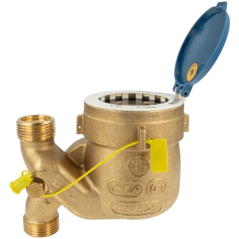 JS Fallrohr Hauswasserzähler MNRF 3/4 Zoll DN 20 Q3=4, R80, Baulänge 105 mm
