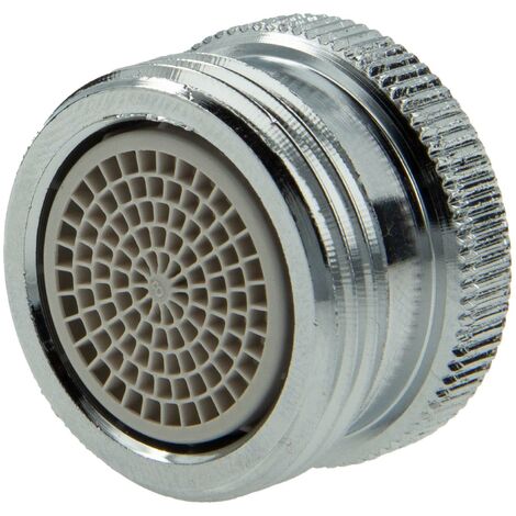 tecuro Mischdüse - Armaturen Adapter für Gartenschlauch 3/4 Zoll AG x M22/1 IG, verchromt