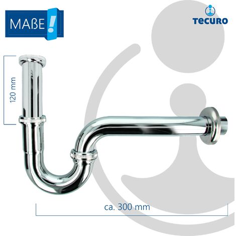 Viega Tauchrohr 1 1/4" X 300mm Verstellbar – Bördelrohr Für Waschtisch Siphon 32mm