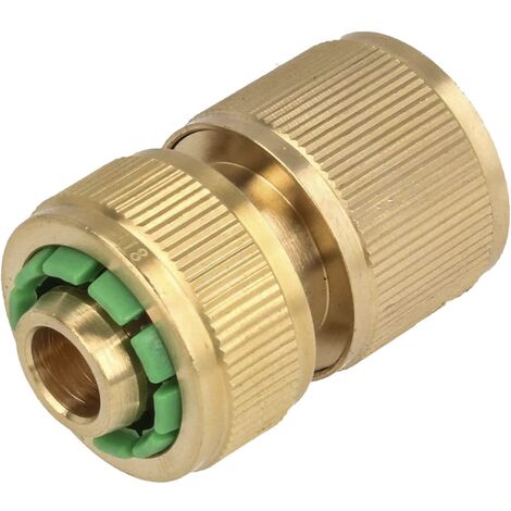 tecuro Schlauchanschlussstück ohne Stopp für Schlauch 1/2 Zoll (Ø 13 mm) MS-Stecksystem