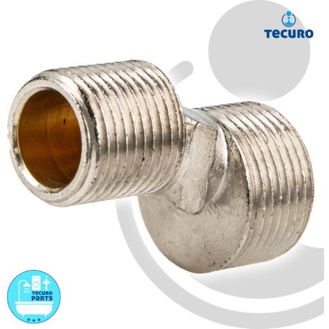tecuro S-uitloop voor wandarmaturen 3/4 inch conisch afdichtend, lengte