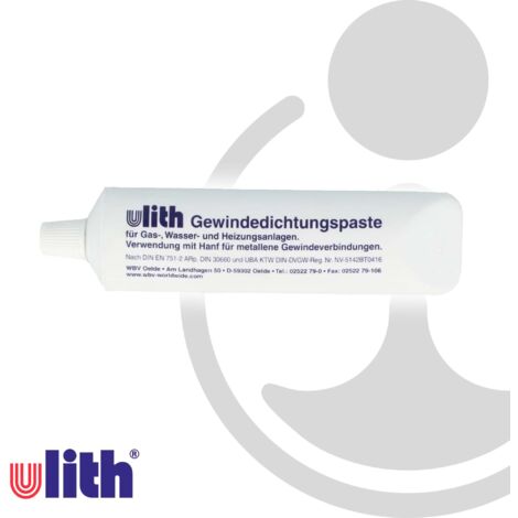 ULITH Gewindedichtungspaste mit DVGW-Zulassung Tube mit 150 gr.