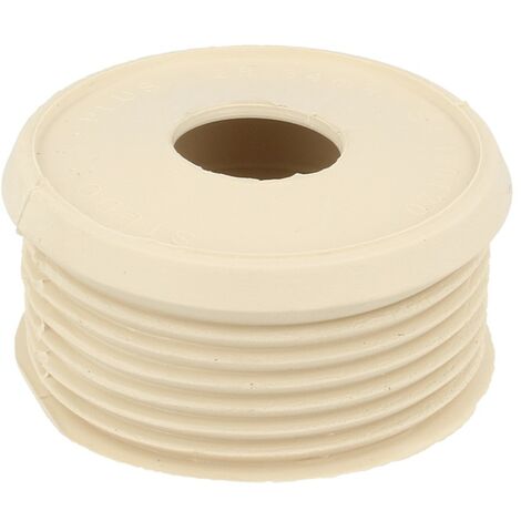 STEDO Euro WC-Spülrohrverbinder Ø 55 mm für Druckspülrohr weiß, ohne Rosette