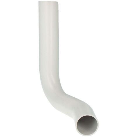 SANIT Spülbogen - 80 mm rechts versetzt - für WC-Spülkasten - PVC weiß