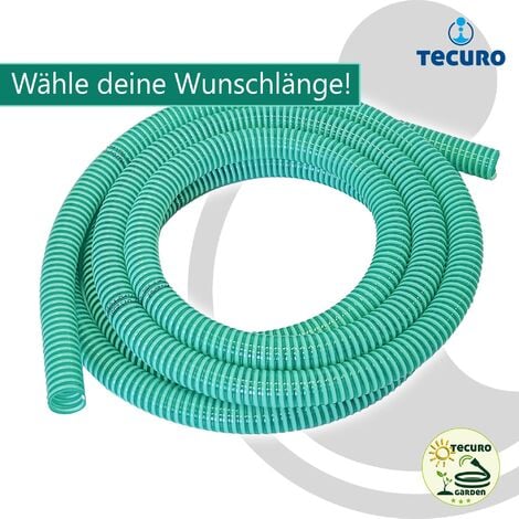 tecuro Saug- und Druckschlauch für Pumpen und Brunnen 3/4 Zoll - DN 19 per  lf. Meter