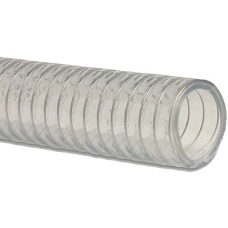 MEGASTEEL Saug- und Druckschlauch Innen-Ø 25 mm - 1 Zoll, transparent