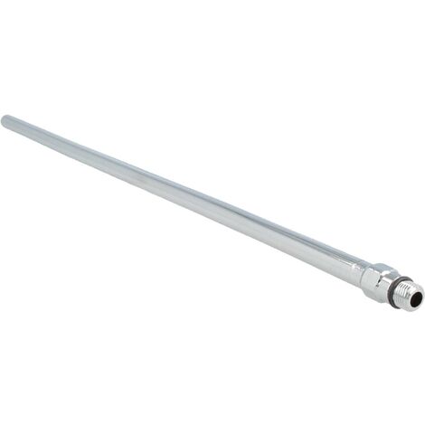 tecuro Sanitärarmaturen Anschlussrohr M10x1 kurz - Ø 10 mm x 500 mm - verchromt