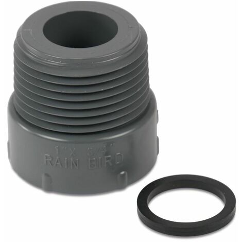 Rain Bird Verschraubung Adapter 1 Zoll AG x 3/4 Zoll IG - Typ RB1239-131