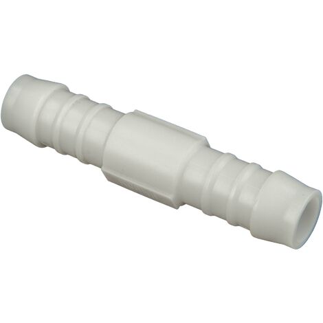 tecuro Schlauchverbinder Tülle Ø 18 mm - Nylon weiß