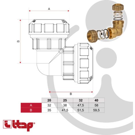 PATIKIL 1/4 x 1/4 Messing Rohrleitung Fitting 4 Pack Fackel 90 Grad Winkel Rohr Fitting Rohrleitung Adapter Anschluss für Klimagerät Kühlung