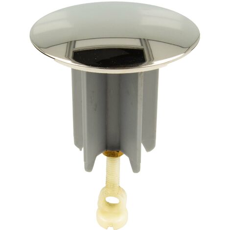 tecuro Universal Exzenterstopfen Ø 64 mm edelmessing, Ablaufstopfen Einsatz für Ablauf