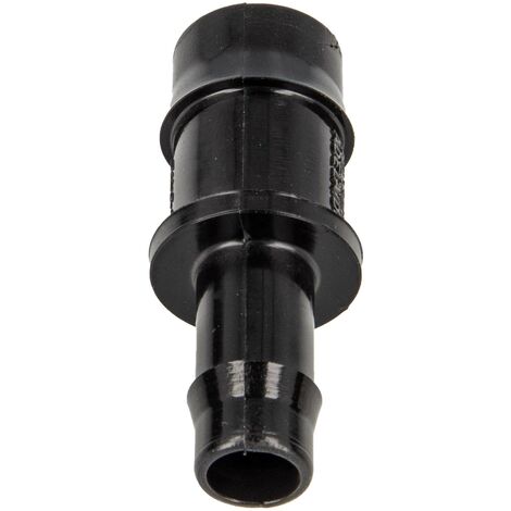 tecuro Schlauchverbinder Ø 14 mm x 21 mm gerade - für Garten- Wasserschläuche, 10 bar, KS-schwarz