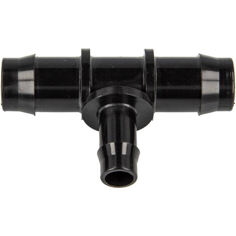 tecuro Schlauchverbinder T-Stück Ø 14 x 11 x 14 mm, KS-schwarz, 10 bar