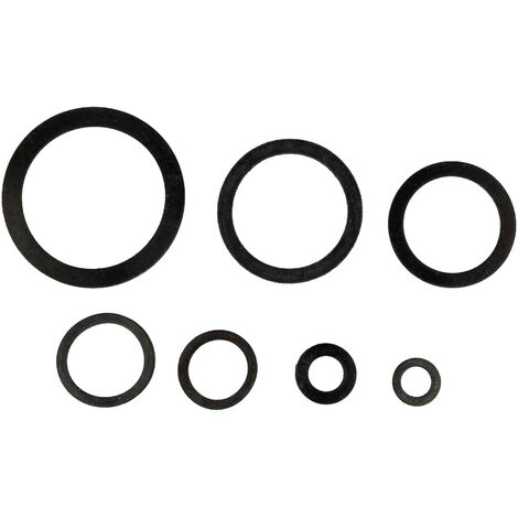 tecuro Gummidichtung 1 1/2 Zoll (38 x 44 x 3,00 mm) für Überwurfmuttern Sanitär-Heizungsinstallation