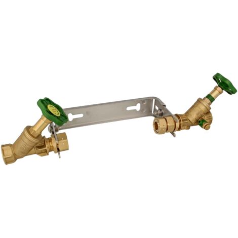 Schlösser Wasserzähler-Einbaugarnitur 0022104000001 1 1/2" Qn 6, verstellbar, waagerecht, Edelstahl