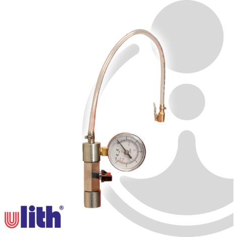 Ulith Anschlussadapter für Gefässfüller mit Absperrvorrichtung und Manometer 244204