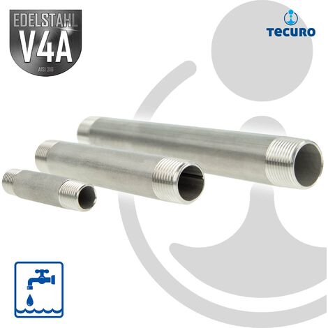 MegaHaustechnik Rohrdoppelnippel Langnippel 80mm Gesamtlaenge Mit 3 4 Rohr Zoll Aussengewinde Ag Gewinde Fitting Verschraubung Aus Messing 2519742853
