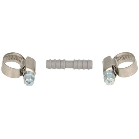 Airfit Schlauchkupplung für Schlauch Ø 6 mm mit SchlauchschellenW2 (8-12 mm) 50021SK