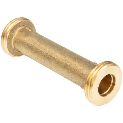 JS Passstück 1 Zoll (DN20) x 105 mm für Steigstrang-Wasserzähler - Messing blank