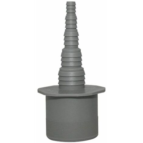 OHA-Schlauchanschluss DN 50 – für Schläuche 8,2–26,5mm – schlagfestes Polypropylen – Temperaturbereich 0–90°C – max. Überdruck 0,5bar – Haas (1/3)