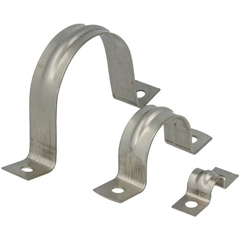 tecuro Befestigungsschelle Ø 27-28 mm, zweilaschig, edelstahl - für Rohre & Schläuche