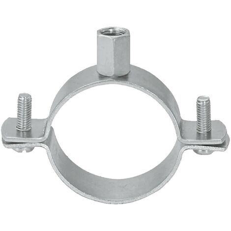 tecuro Schraub-Rohrschelle Ø 25-28 mm, M8 Anschlussgewinde, verzinkt