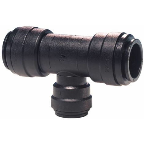 JG Speedfit Steckverbinder T-Stück, reduziert Ø 22 x 15 x 22 mm, PM metrisch - für Druckluft und Flüssigkeiten