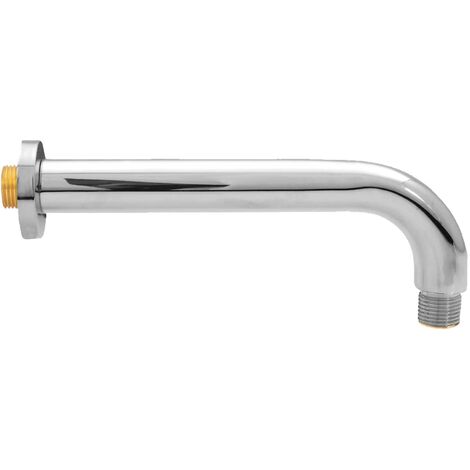 Universal 90° Brausearm Ø 25 mm x 300 mm für Regenbrausen, Messing verchromt