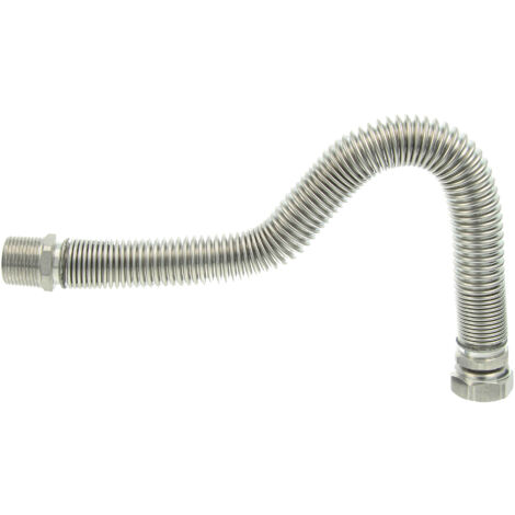 tecuro Edelstahlflexwellrohr 1 Zoll (DN 25), ausziehbar von 200 - 410 mm, formstabil (1/5)