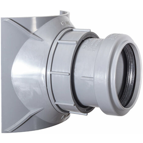Airfit Schraubabzweig 21040AZ DN 110 x 40, grau, aus Polypropylen
