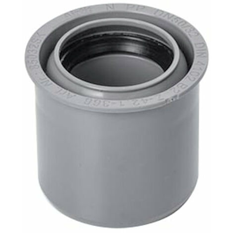 airfit Superkurz-Reduzierstück DN 50x32aus PP, grau (1/2)