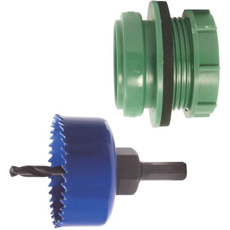 Kombi-Set Anschraub-Muffe DN 50, KS-grün, inkl. Kreisschneider Ø 59 mm (1/5)
