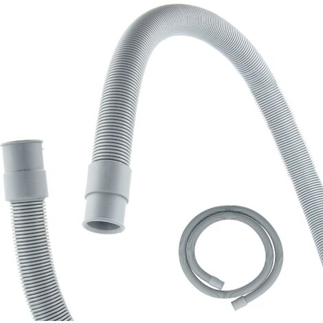 tecuro Spiral Ablaufschlauch 2,50 m x Ø 19/21 mm für Waschmaschine, Spülmaschine