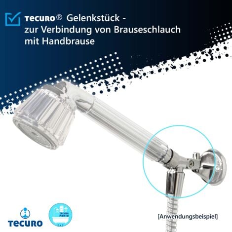 tecuro Gelenkstück - Aufnahme für Brausestangen und Schläuche