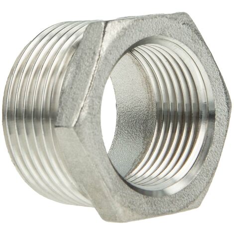 tecuro Reduzierstück Edelstahl V4A (AISI 316), AG x IG 3/8 x 1/8 Zoll