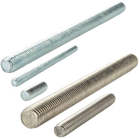 tecuro Gewindestift M 8 x 60 mm, Edelstahl V2A (AISI 304) - DIN 976