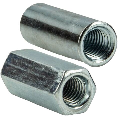 tecuro Gewindemuffe M 8 x 40 mm, mit Sechskant, verzinkt