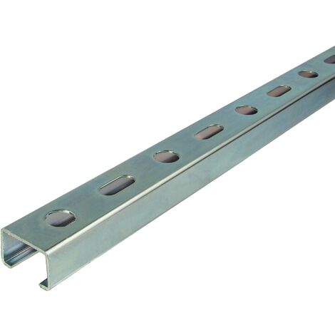 tecuro Montageschiene Typ 27/18 x 1000 mm x 1,50 mm, Stahl verzinkt C/U-Profil