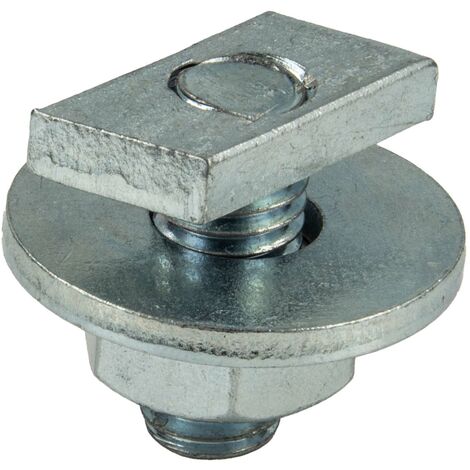 tecuro Hammerkopfschraube M8 x 30 mm für Montageschiene Typ 27/18 & Typ 28/30, Stahl verzinkt