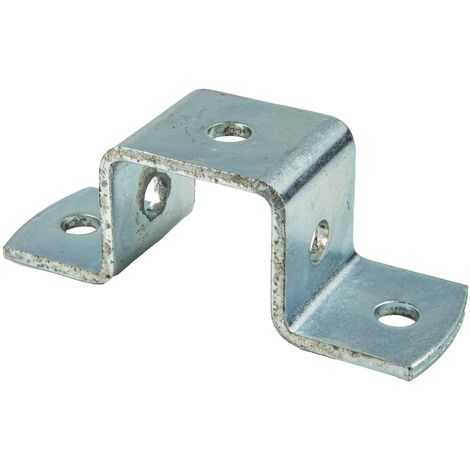 tecuro Schienenbügel für MontageschieneTyp 38/40, Stahl verzinkt