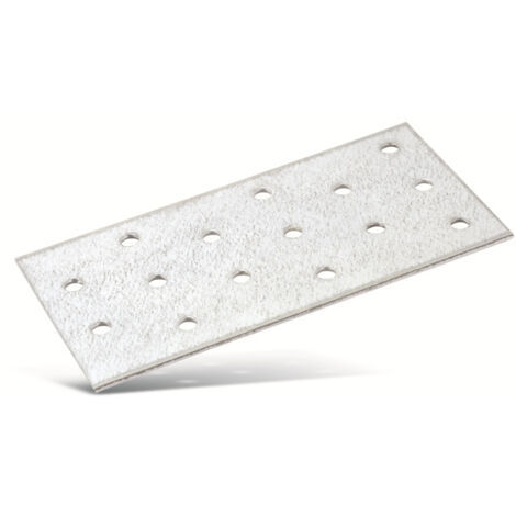 MASTERPROOF PROFESSIONAL Lochplatte Flachverbinder 60 mm x 120 mm x 2,0 mm, feuerverzinkt