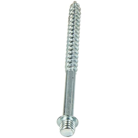 tecuro Ansatzschraube mit Bund M6 x 50 mm, Stahl verzinkt