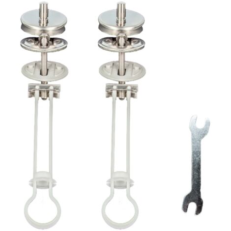 Villeroy & Boch Scharnier für WC-Sitze, chrom - 92205561