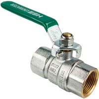UNIWATER Trinkwasser-Kugelhahn mit Stahlhebel beids .Innengewinde Rp 1 1/2 Zoll (DN 40), Typ 1493