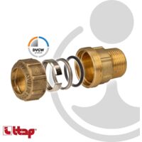 Produktbild von Messing Doppelnippel 1 Zoll (32 Mm) – Robuster Gewindefitting Für Wasser & Heizung