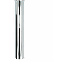 tecuro Tauchrohr Bördelrohr Ø 32 x 200 mm für Siphon Geruchsverschluss, Edelstahl verchromt