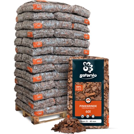 Galamio Rindenmulch Pinie Grob 60l x 39 Sack 2340l