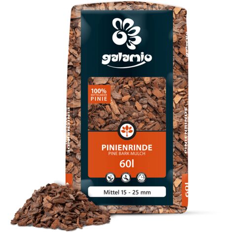 Galamio Rindenmulch Pinie Mittel 60l