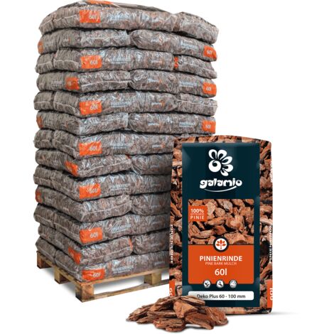 Galamio Rindenmulch Pinie Deko Plus 60l x 39 Sack 2340l