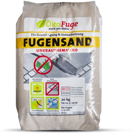 ÖkoFuge Fugensand Grau 20kg